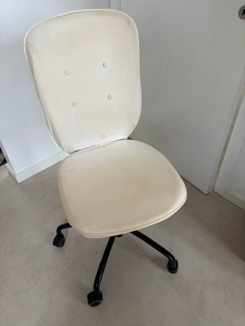 bureelstoel, Ophalen, Gebruikt, Beige, Bureaustoel