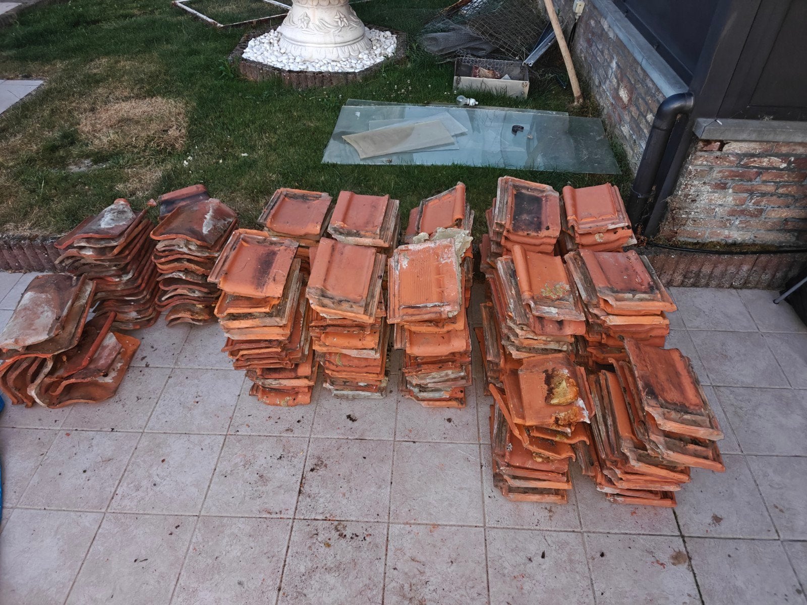 Dakpannen, Doe-het-zelf en Bouw, Ophalen, Dakpannen