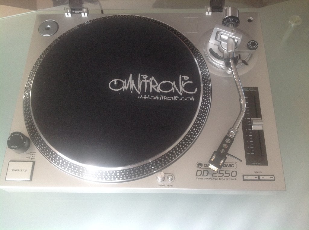 Omnitronic DD-2550 USB draaitafel zilver, Muziek en Instrumenten, Dj-sets en Draaitafels, Ophalen of Verzenden, Draaitafel