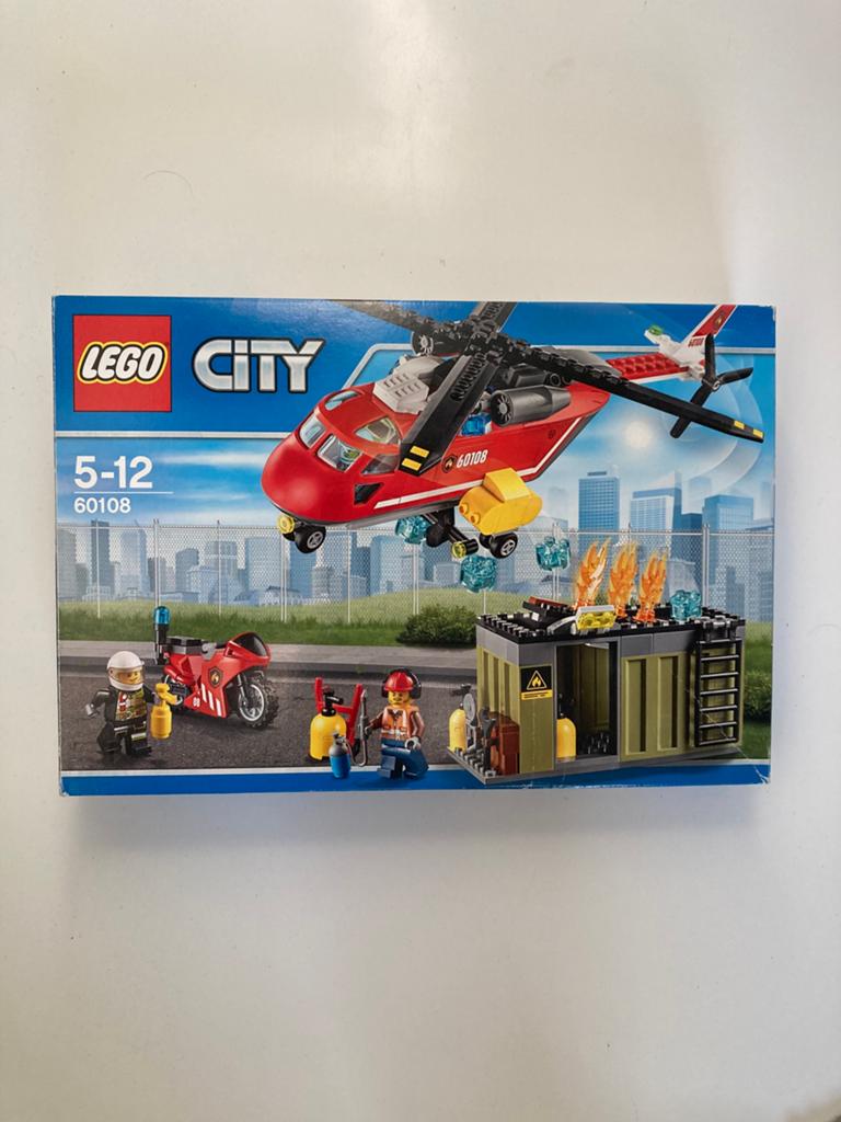 Lego city brandweer politie sets 60108 60214 60207, Ophalen of Verzenden, Zo goed als nieuw, Lego, City