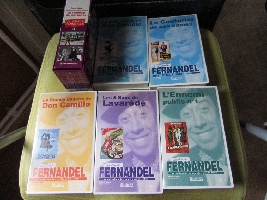 7 K7 FERNANDEL, Enlèvement, Utilisé, Coffret