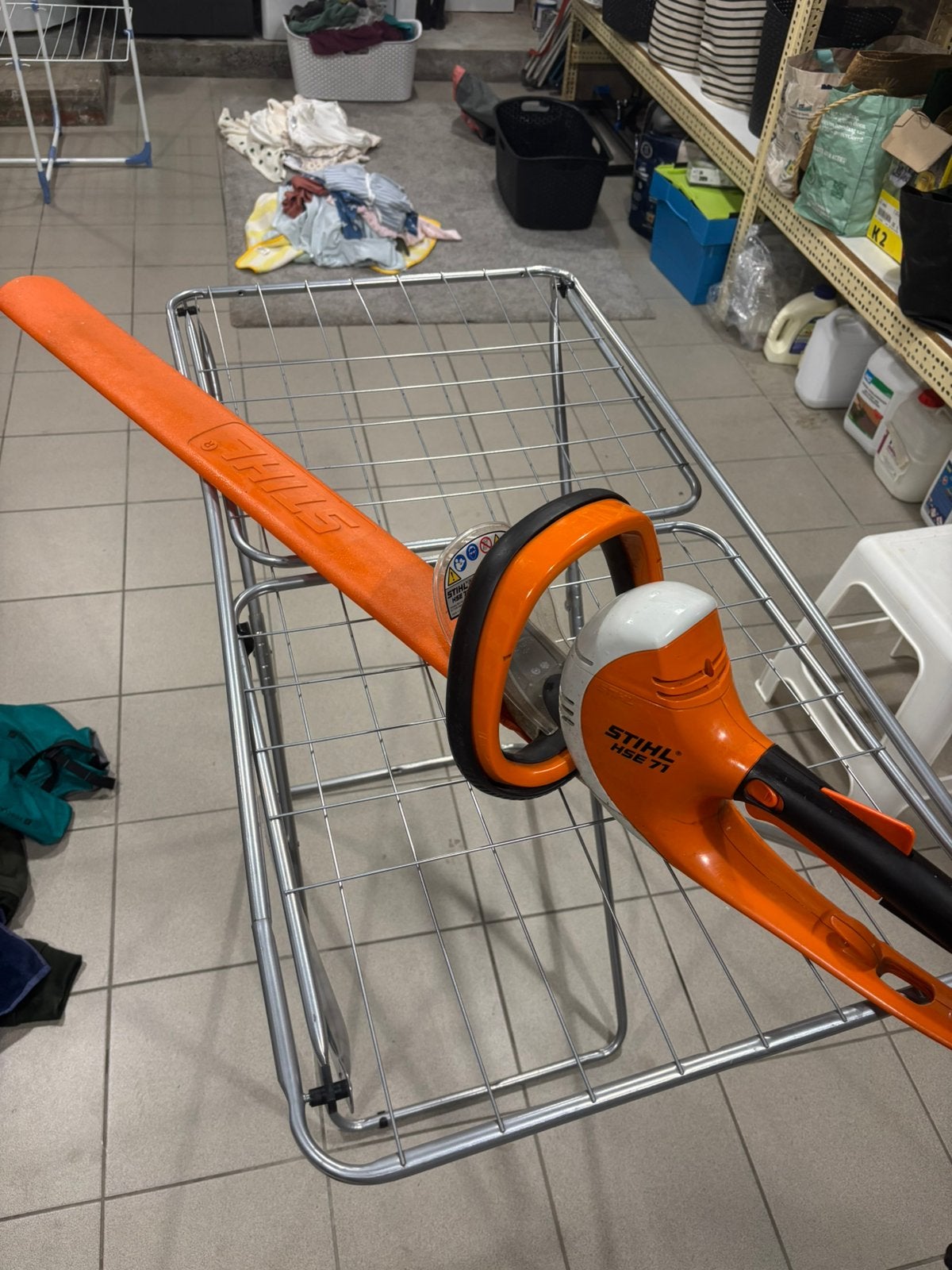 Heggenschaar Stihl FSE 71, Tuin en Terras, Ophalen, Gebruikt, Elektrisch
