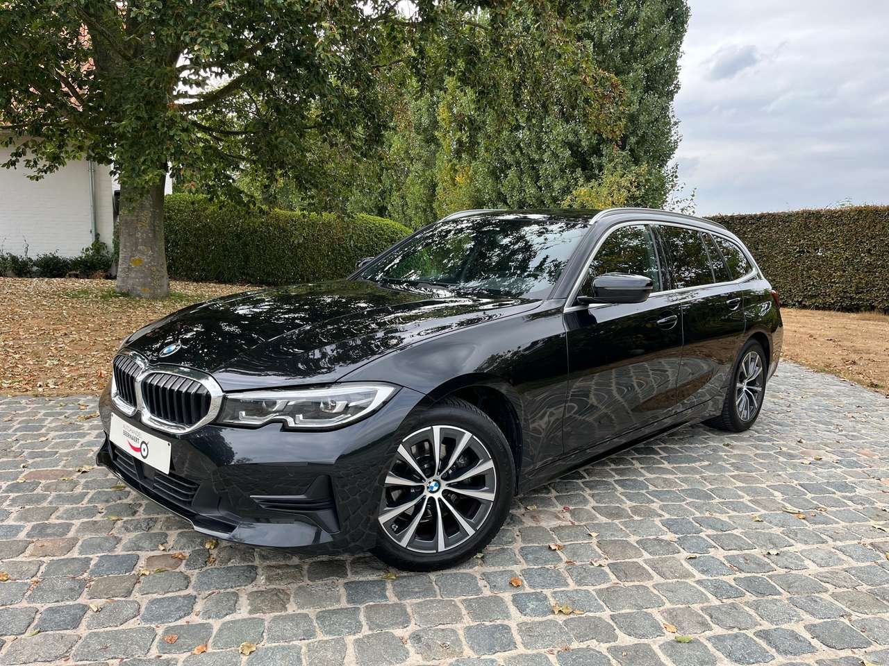 BMW 318 Touring dA AdBlue/1eignr/Carplay/Led/Navi/Cruise/Pd, Auto's, 1995 cc, Zwart, 4 cilinders, 0 kg