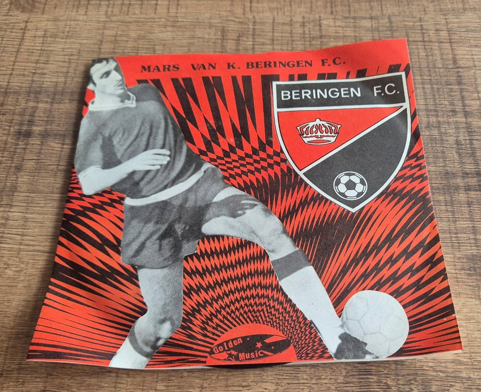 Voetbalsingel K.BERINGEN F.C., Ophalen, Zo goed als nieuw, Poster, Plaatje of Sticker