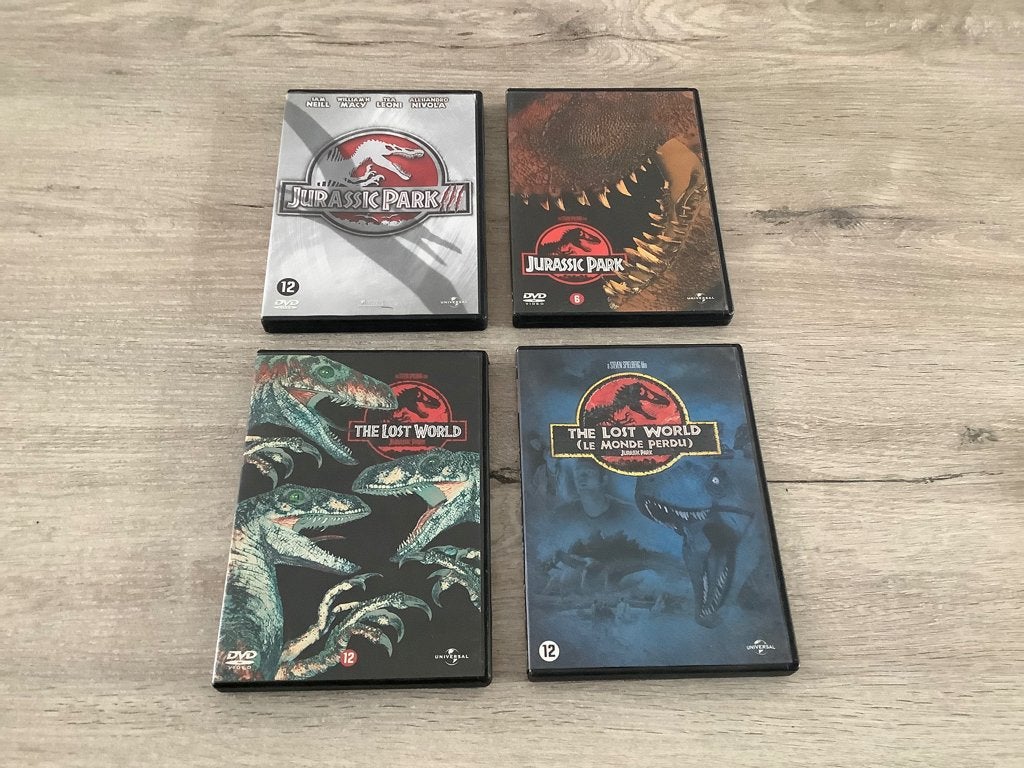 Jurassic Park verschillende DVD'S (2002-2005), Nederlands, Ophalen of Verzenden, Zo goed als nieuw, Vanaf 12 jaar
