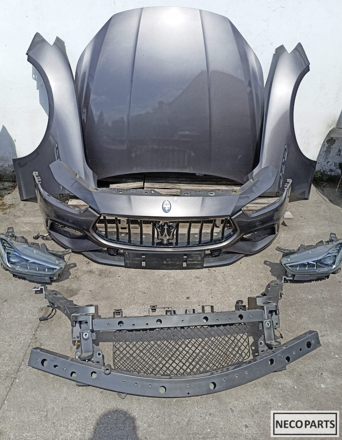 MASERATI GHIBLI FACELIFT FULL LED COMPLEET VOORKOP BUMPER, Maserati, Arrière, -, Haillon arrière