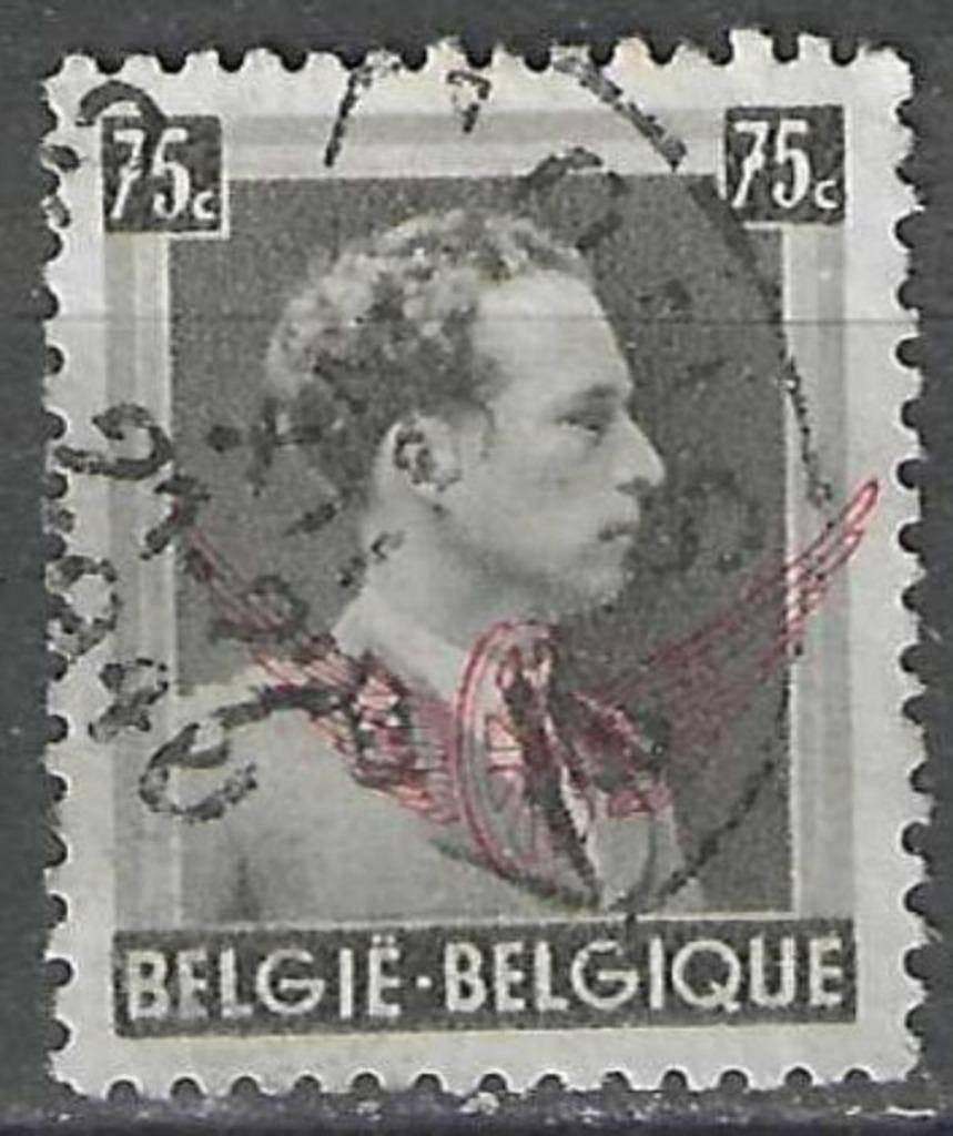 Belgique 1936 - OBP 25SE - Timbre de service - Leopold  (ST), Timbres & Monnaies, Timbres | Europe | Belgique, Envoi, Affranchi