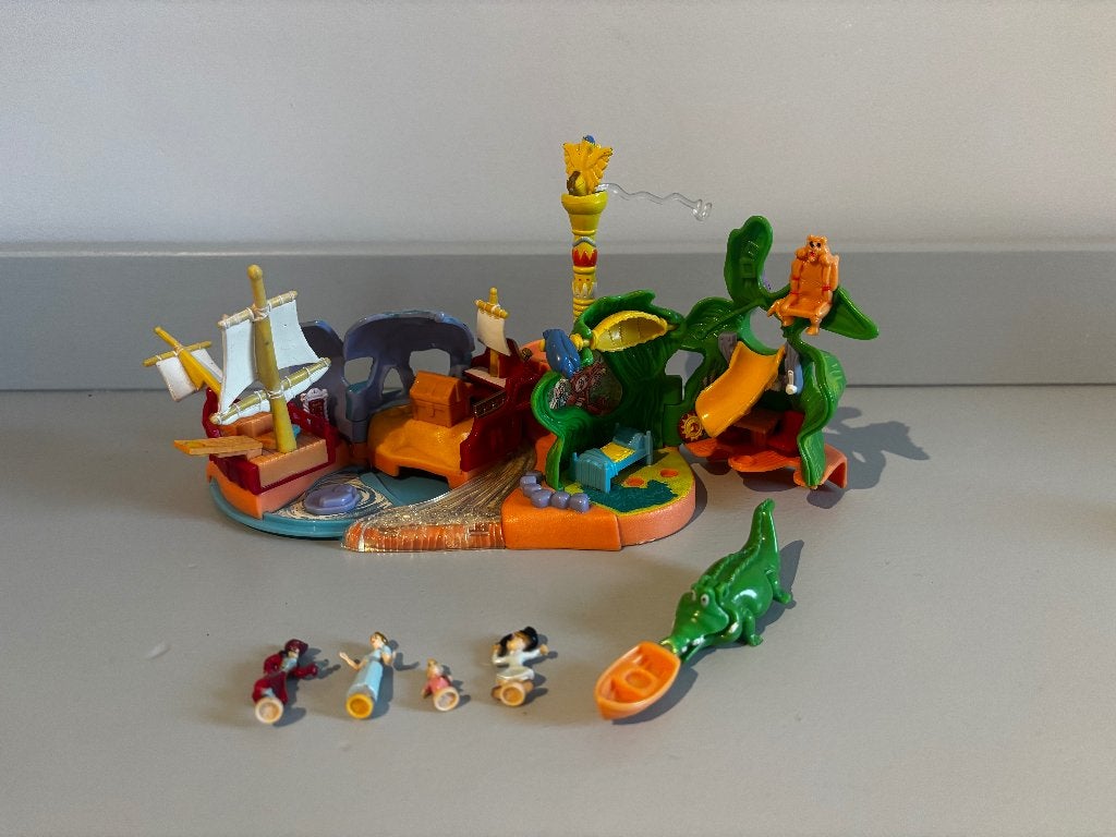 Vintage Polly Pocket Bluebird Peter Pan Neverland 1997, Collections, Enlèvement ou Envoi, Comme neuf
