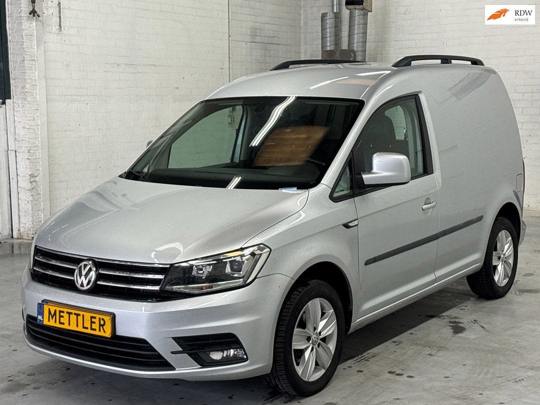 Volkswagen Caddy 2.0 TDI L1H1 BMT Highline | Leder | Euro 6, Auto's, Gebruikt, 4 cilinders, 700 kg, Volkswagen