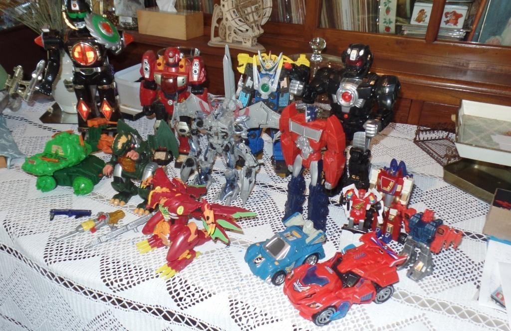 ++ Verzameling Zords en/of Robots ; begin jaren 2000, Kinderen en Baby's, Ophalen of Verzenden, Gebruikt
