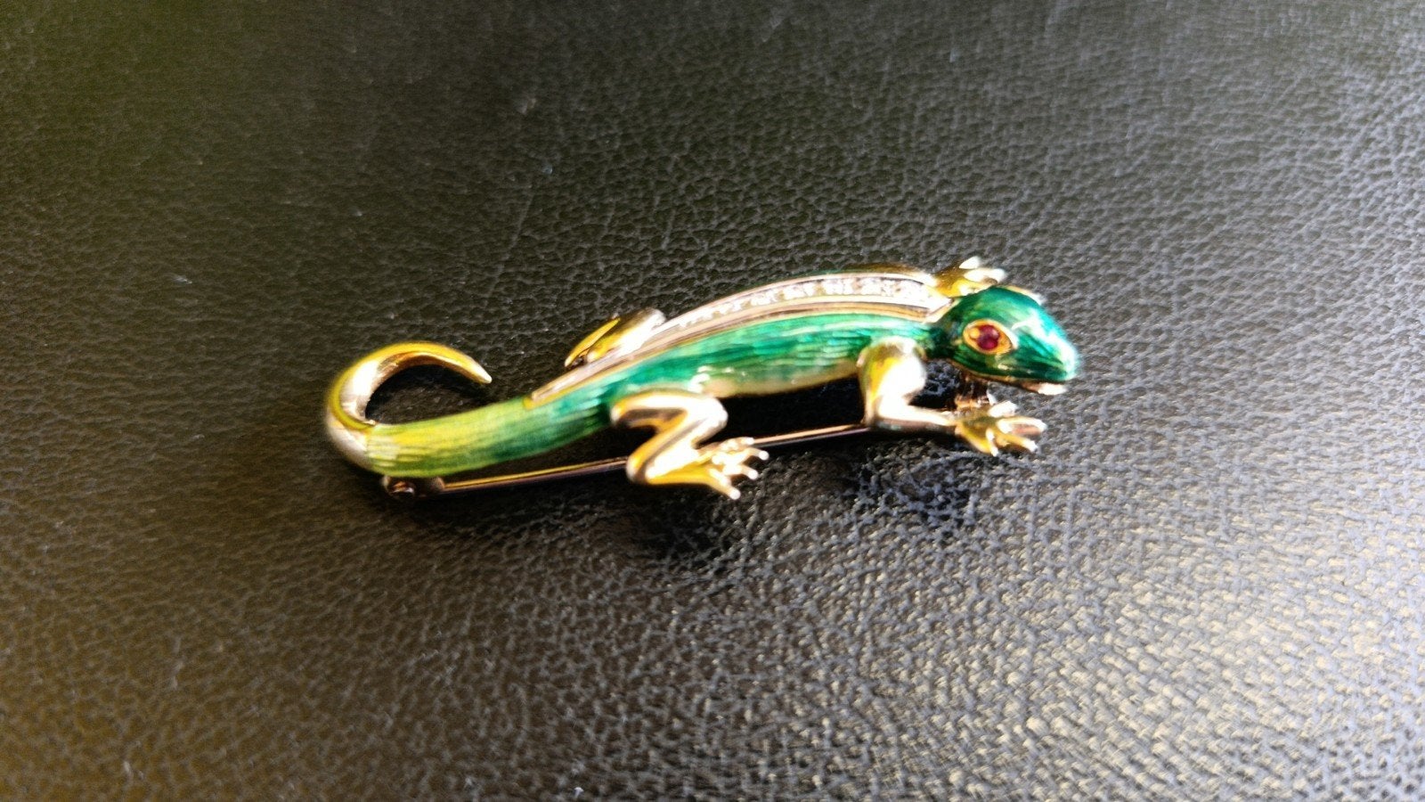18k Victoriaanse paperbackhagedis, Handtassen en Accessoires, Ophalen, Wit, Goud