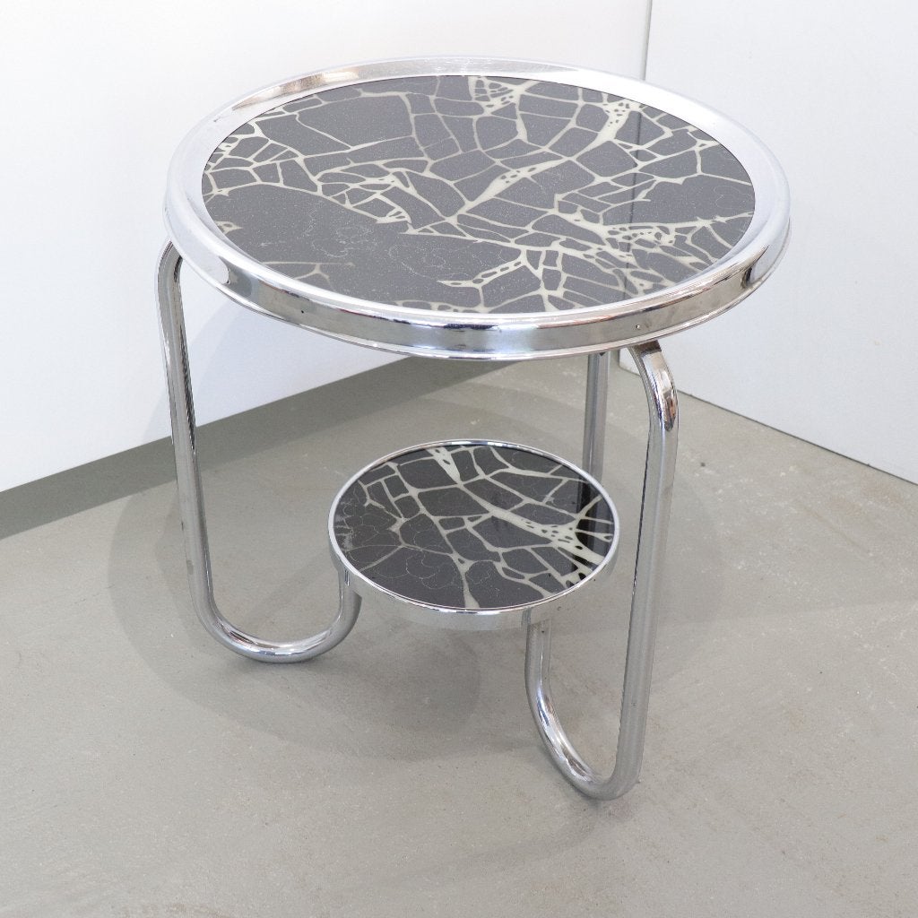 Art Deco bijzet of salon tafel, Verzamelen, Retro, Overige typen, Ophalen