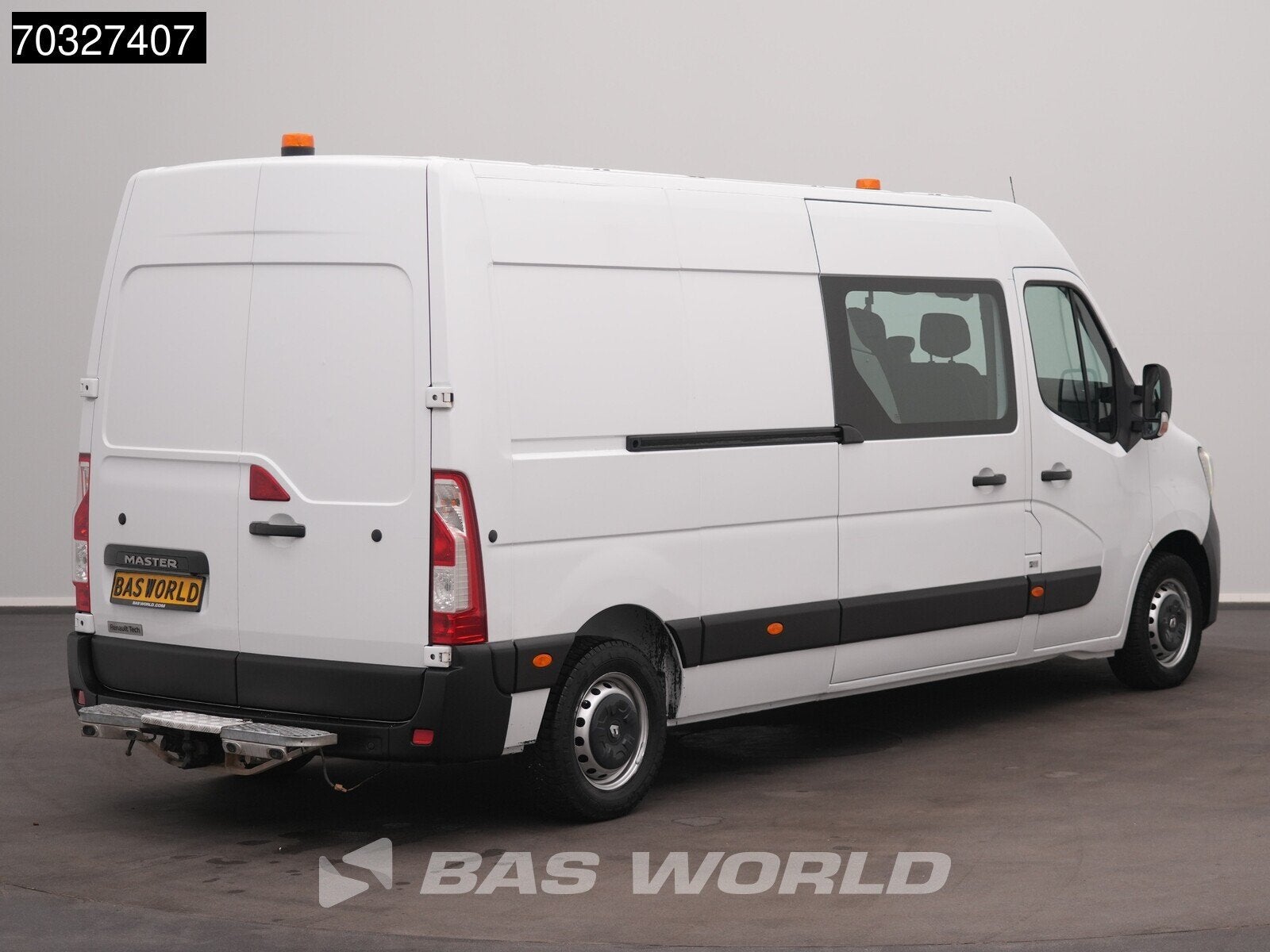 Renault Master 135PK Dubbel Cabine L4H2 LED Airco Parkeersen, Autos, Euro 6, Entreprise, 7 places, 2500 kg