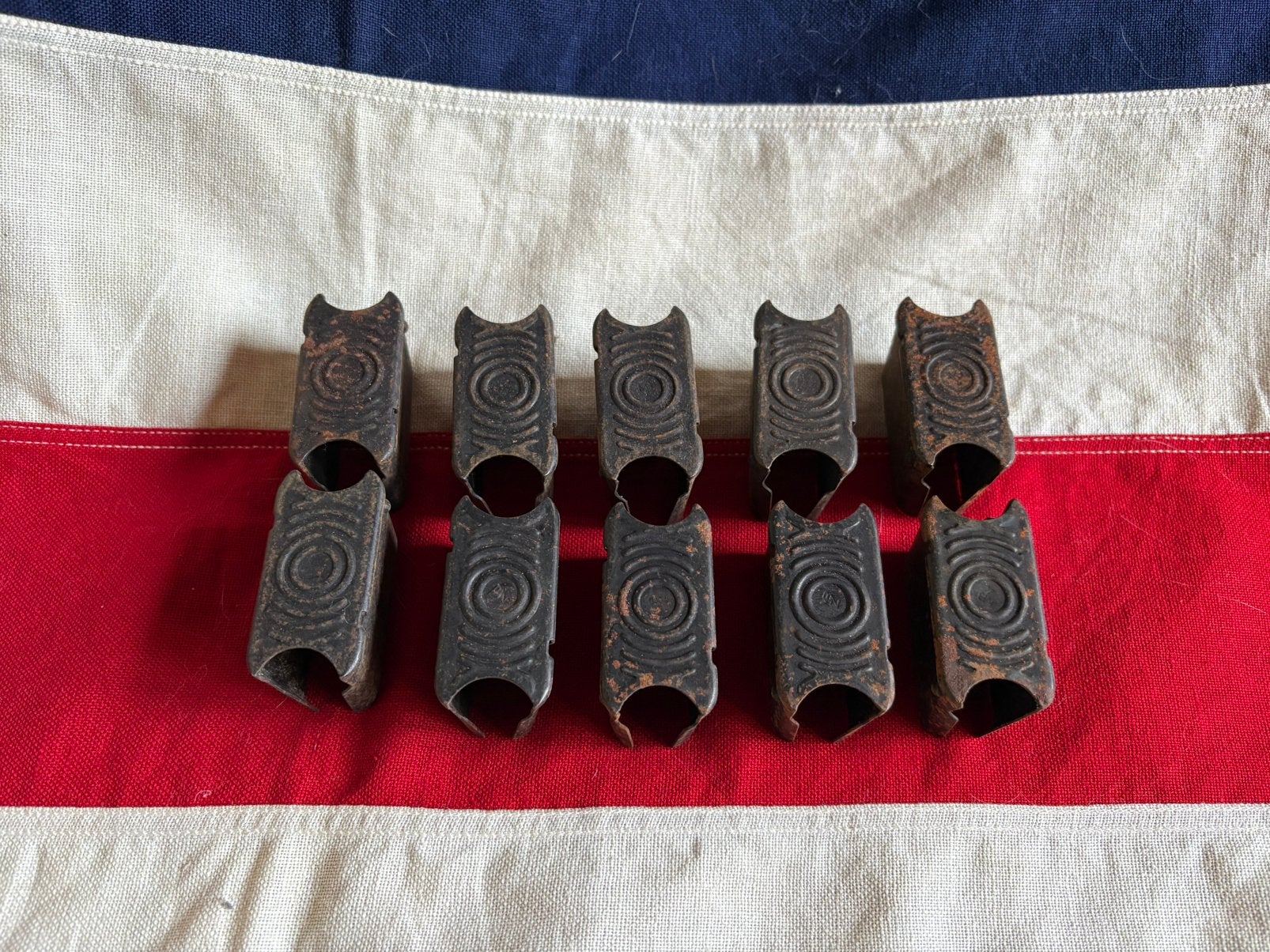 US WW2 lot 10 M1 garand clips, Verzamelen, Ophalen of Verzenden