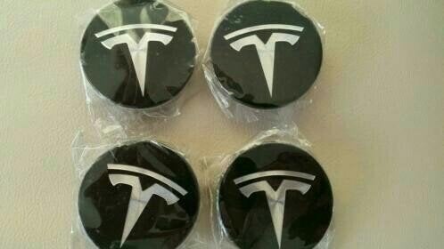 Tesla velgen naafdoppen diameter 56 mm, Auto diversen, Ophalen of Verzenden, Nieuw