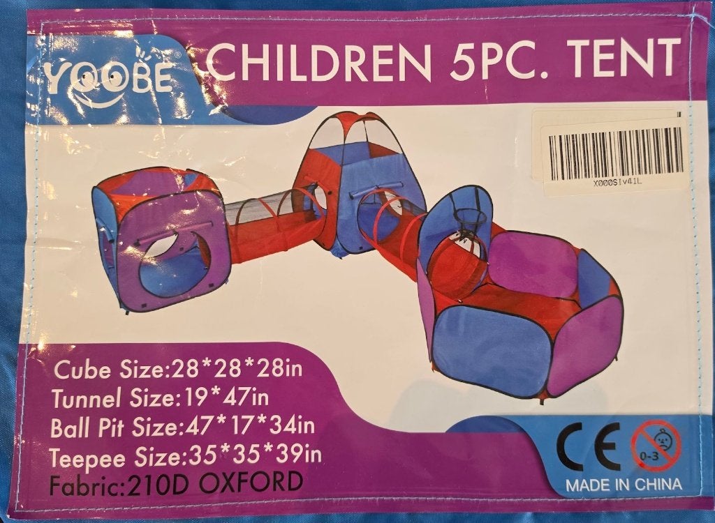 Aire de jeu pop-up 5 pièces pour enfants + balles, Enlèvement, Utilisé, Garçon ou Fille
