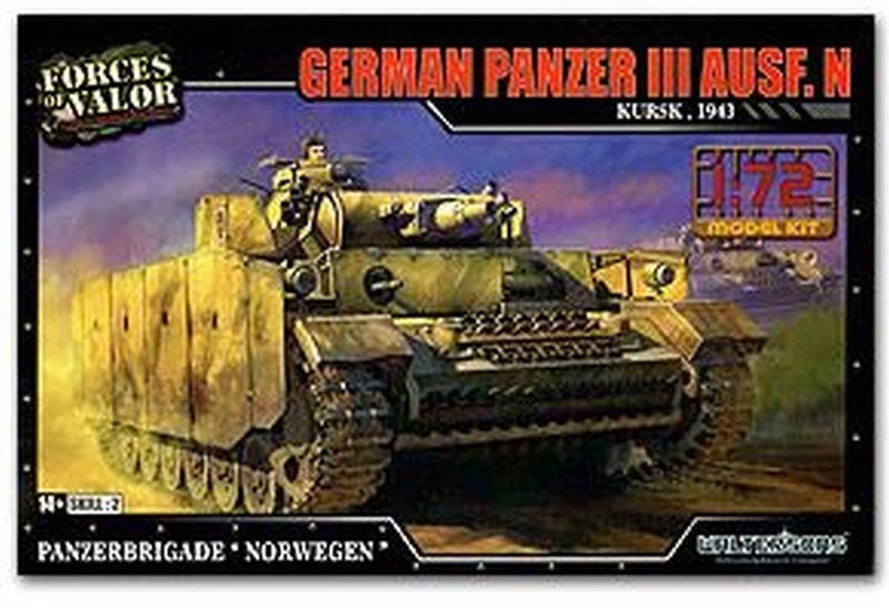FORCES OF VALOR 873008A PANZER III AUSF. N NORWAY 1945 1/72, Neuf, Autres marques, 1:50 ou moins, Tank