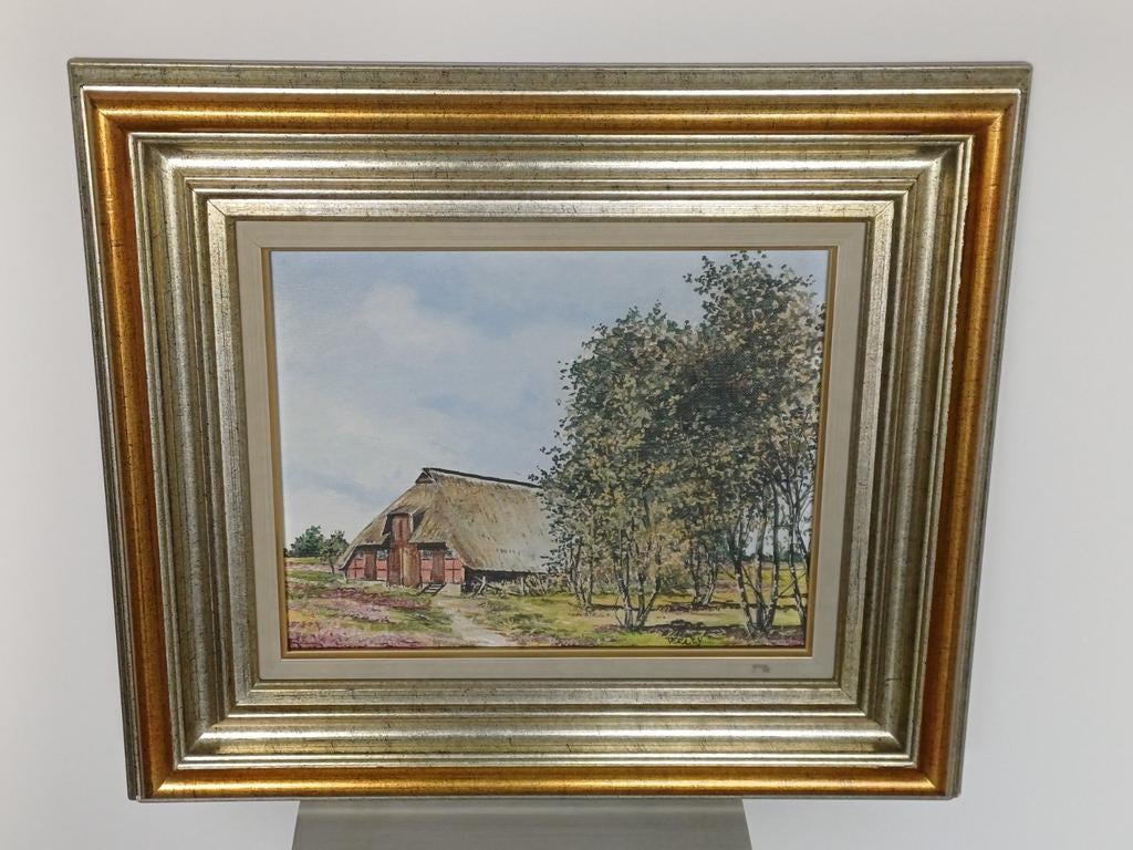 Schilderij: boerderij van Verley, Antiek en Kunst, Kunst | Schilderijen | Klassiek, Ophalen