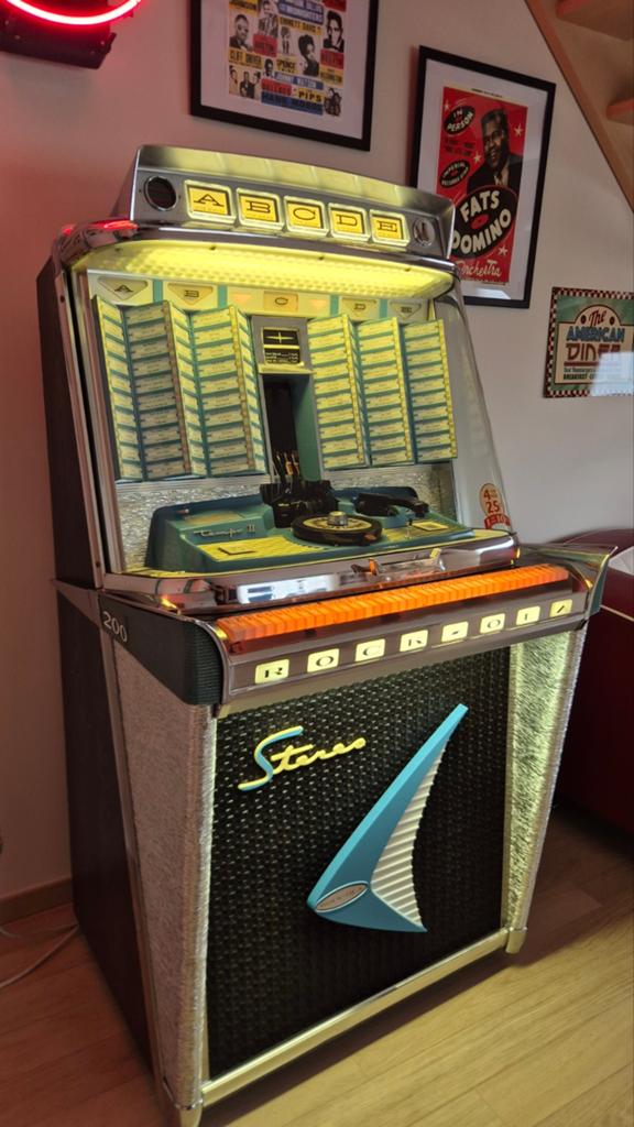 Rock-ola Tempo 2 - 200 Select., Ophalen, Zo goed als nieuw, 1950 tot 1960, Rock Ola