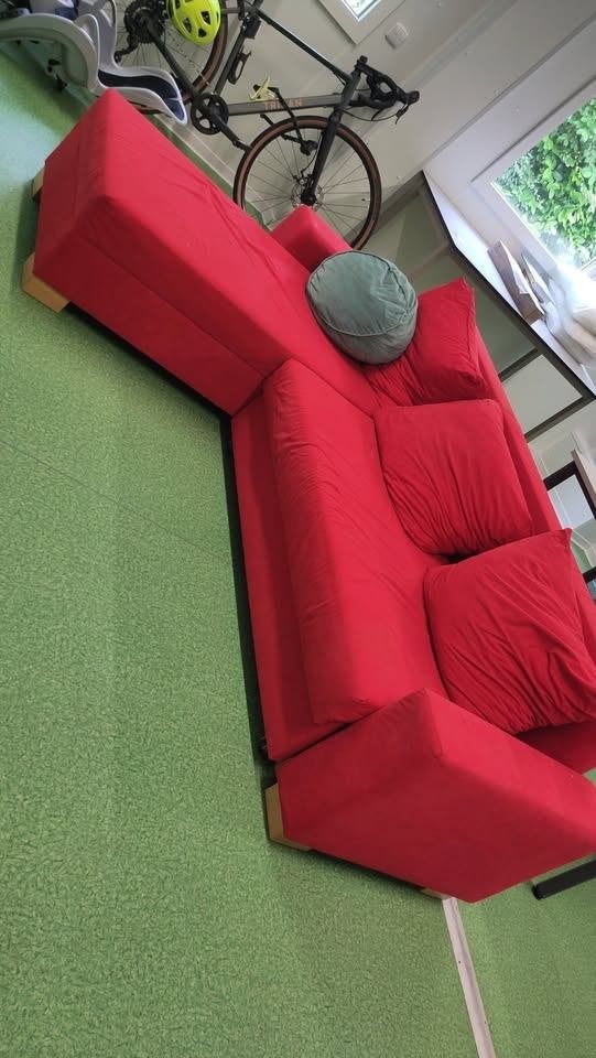 Fauteuil en L dépliable, Maison & Meubles, Enlèvement, Utilisé, Tissus, 75 à 100 cm