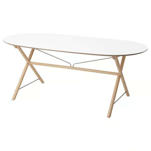 Ikea Dalshult eettafel 185x90, Huis en Inrichting, Tafels | Eettafels, Ophalen, 50 tot 100 cm, Zo goed als nieuw, 150 tot 200 cm