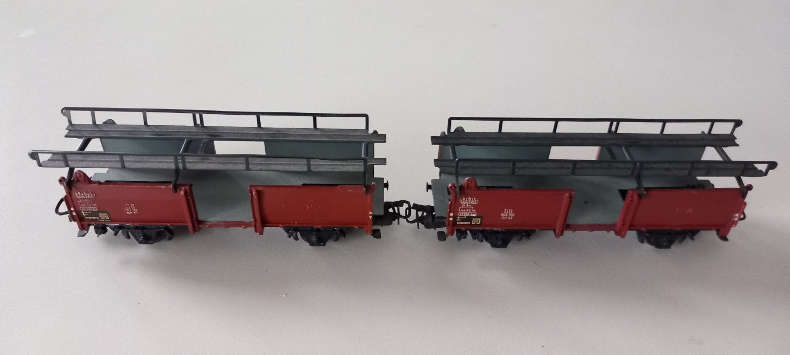 2 wagons transport de voitures Marklin 4612, Hobby & Loisirs créatifs, Enlèvement ou Envoi, Utilisé, Wagon, Märklin
