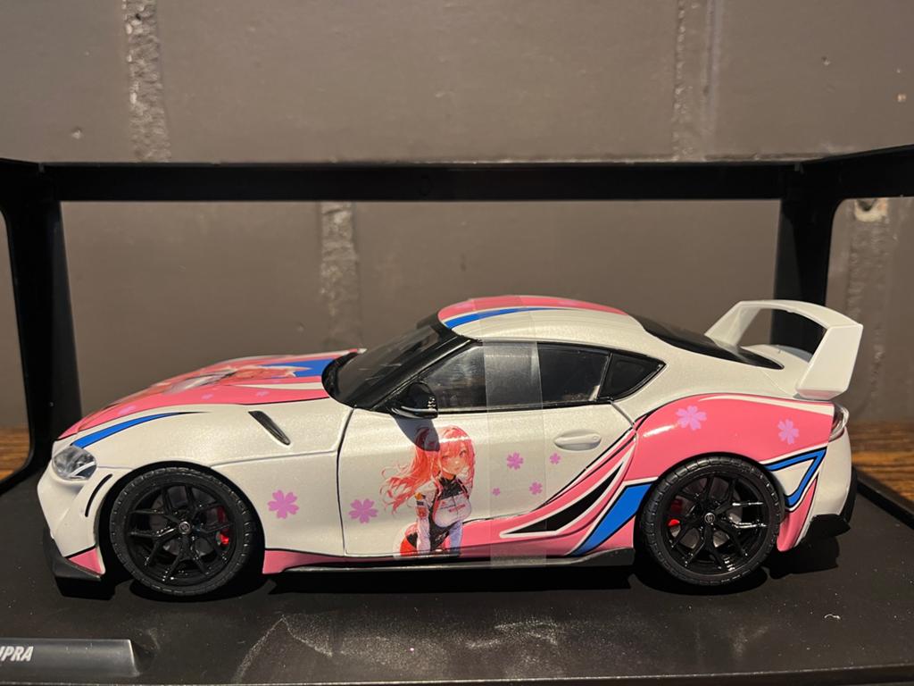 Toyota GR Supra, Hobby en Vrije tijd, Modelauto's | 1:18, Ophalen, Zo goed als nieuw, Solido