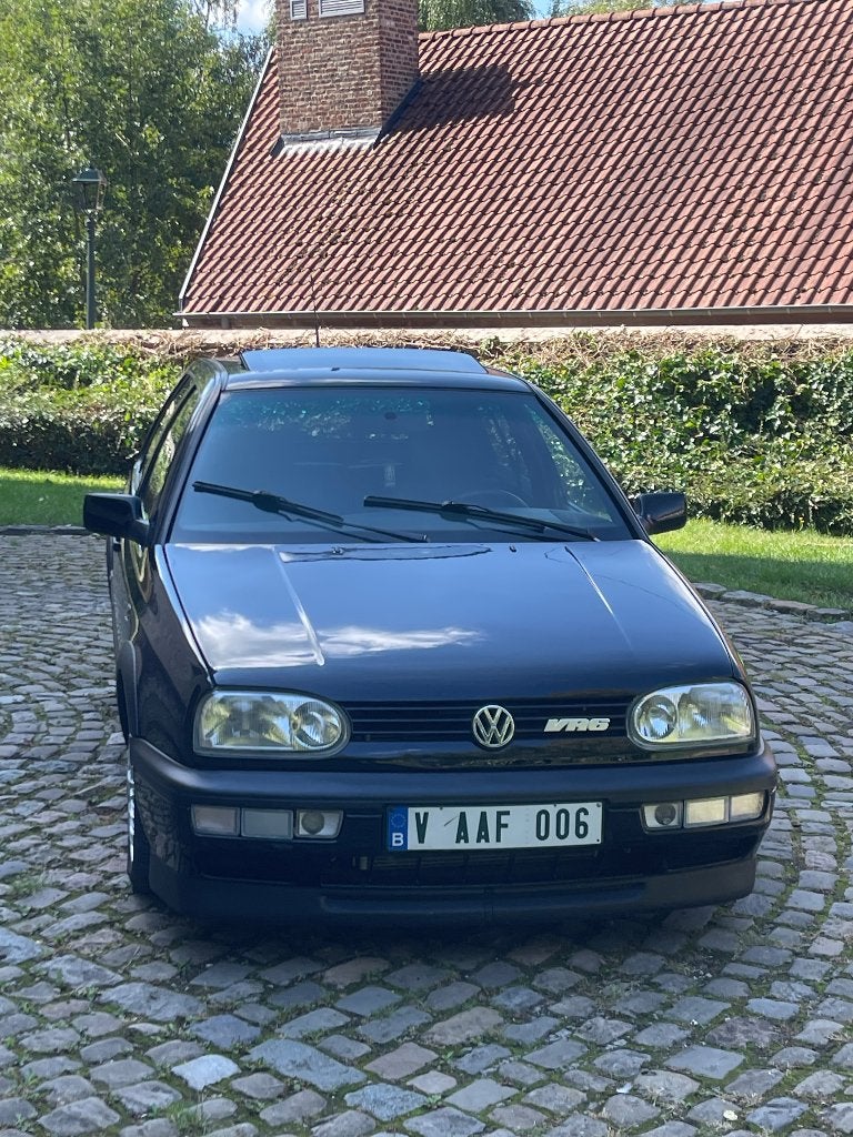 Golf VR6, Auto's, Zwart, 128 kW, Zwart, Leder