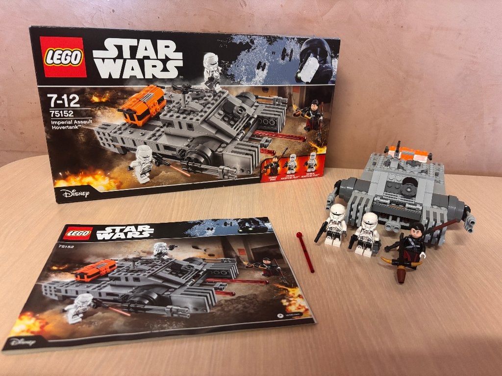 Lego Star Wars 75152 Imperial assault hovertank volledig, Star Wars, Lego, Ophalen of Verzenden, Zo goed als nieuw
