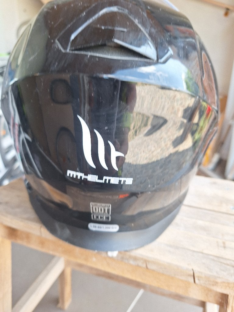 Casque de moto jet MT Thunder 3, Motos, Autres marques, Seconde main, Enlèvement ou Envoi, Casque jet