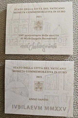 2 euro vaticaan 2025, Ophalen, Vaticaanstad, 2 euro, Losse munt