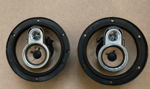 Baffles Pioneer TS-168 pour Porsche 924 / VW, Enlèvement ou Envoi, Utilisé