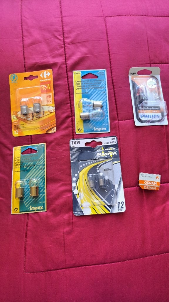 lot ampoules + halogène auto Vw Audi vintage, Enlèvement ou Envoi, Audi