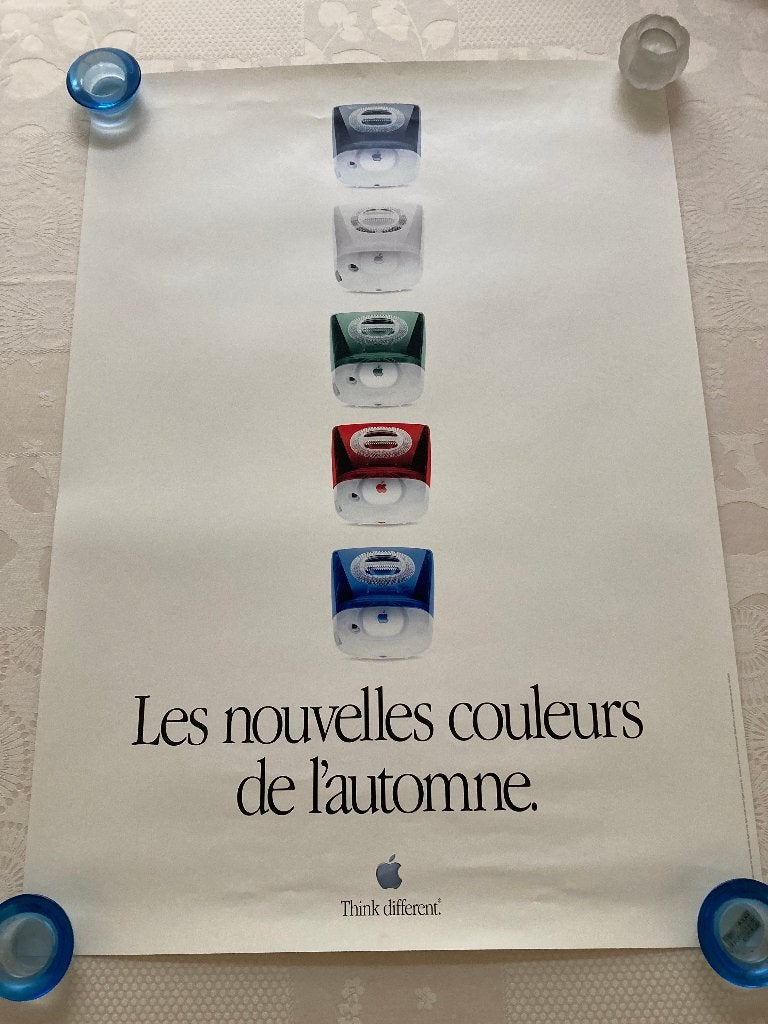Affiches APPLE, Collections, Neuf, Rectangulaire vertical, Affiche ou Poster pour porte ou plus grand, Publicité