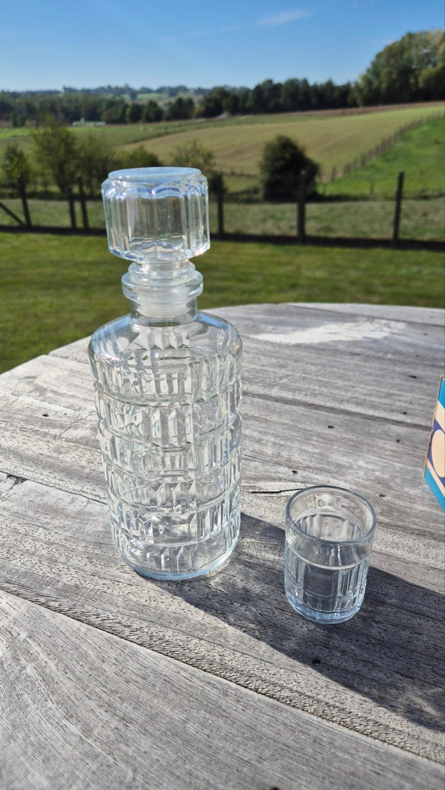 luminarc caraf en druppelglazen, Ophalen, Nieuw, Borrel- of Shotglas