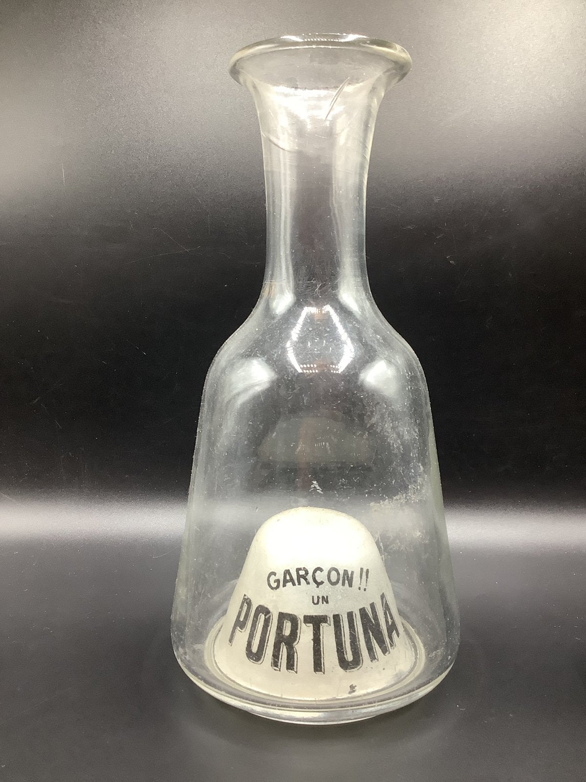 Tres ancienne carafe « Garçon !! Un Portuna », Enlèvement ou Envoi, Comme neuf