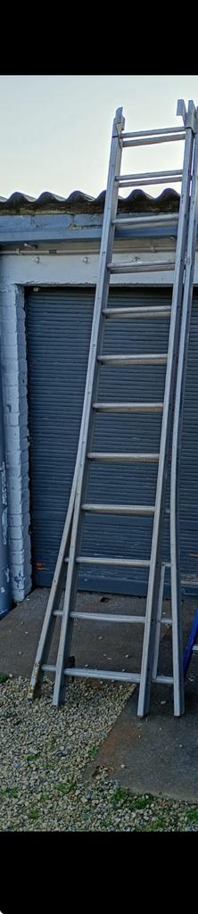 Double échelle, Bricolage & Construction, Échelles & Escaliers, Pliable ou rétractable/escamotable, Échelle, Enlèvement, Utilisé