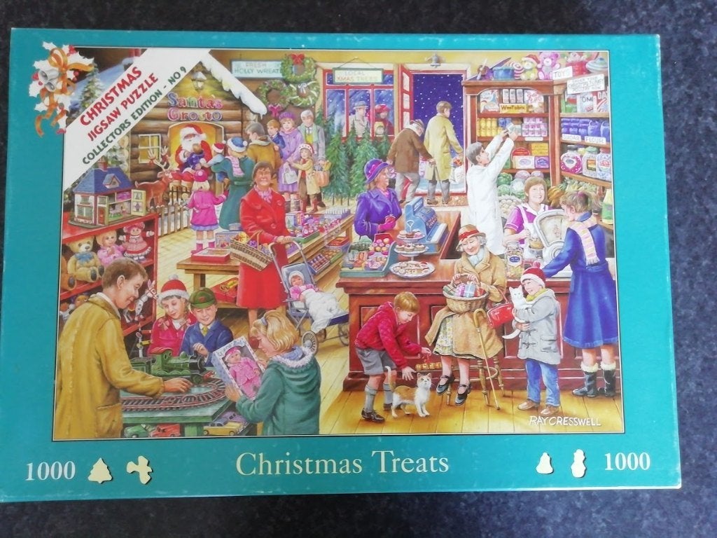 2 kerstpuzzels van 1000 stukjes voor 14€, Ophalen of Verzenden