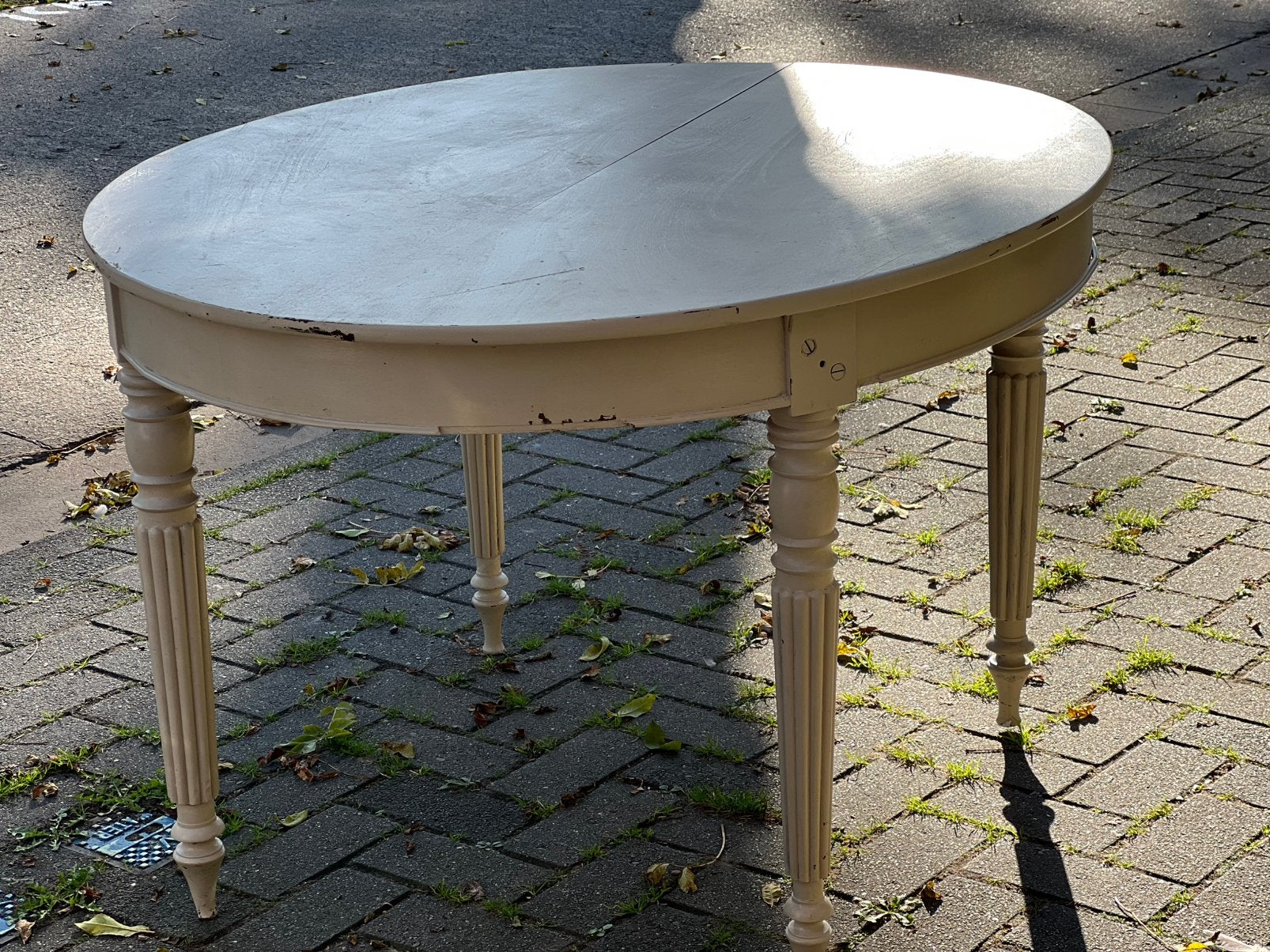 Ovalen tafel, Huis en Inrichting, Ophalen, Gebruikt