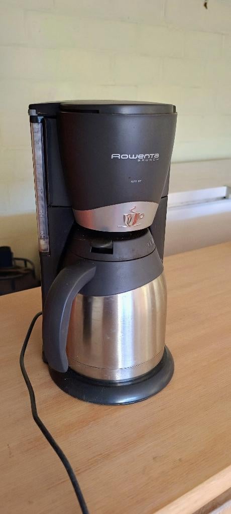 Rowenta CT 3818 — Cafetière avec thermos en acier inoxydable, Autres marques, Argent, Comme neuf, Enlèvement