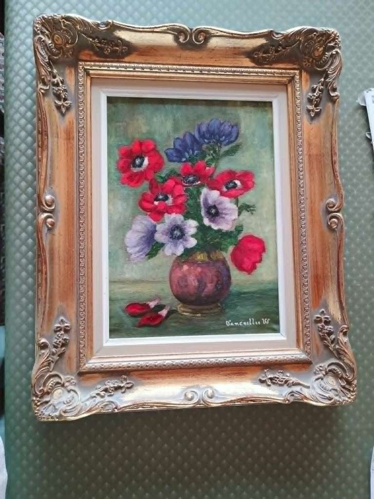 Schilderij handwerk, Ophalen