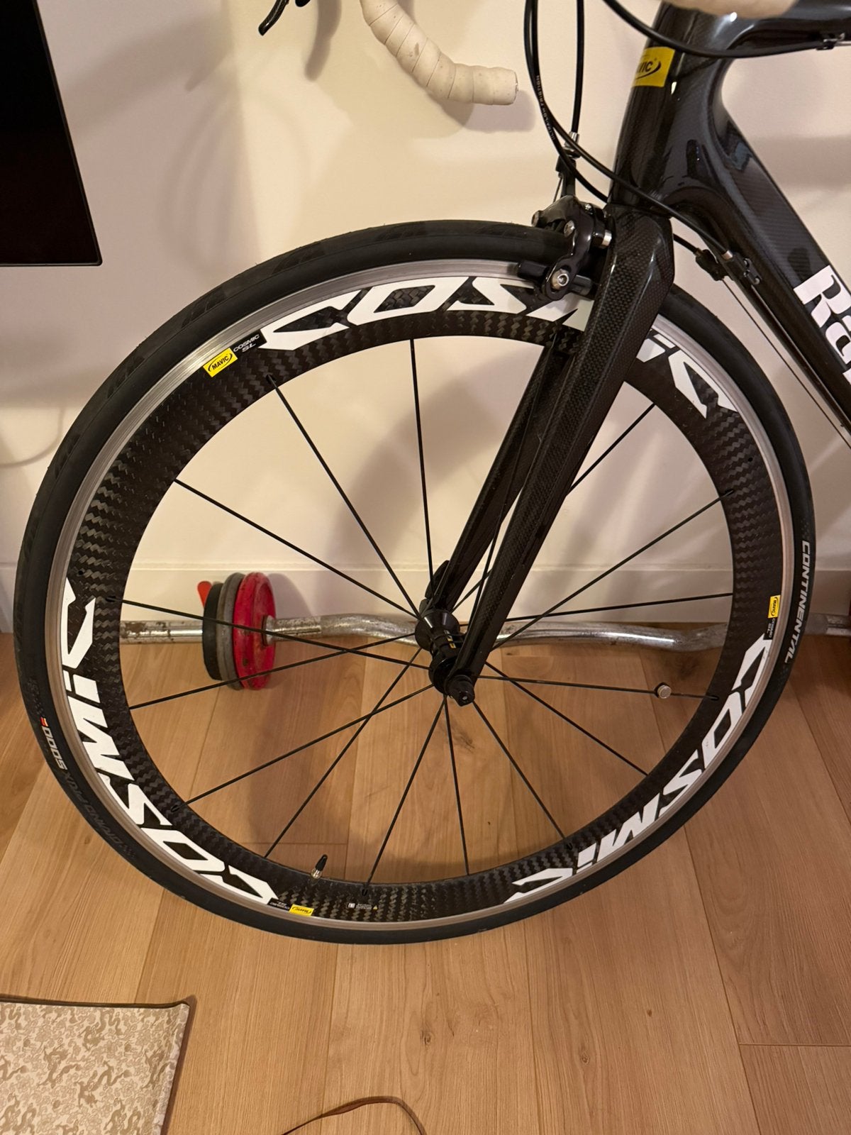 Carbon racefiets | Campagnolo Centaur 10s | Mavic Cosmic SL, Ophalen, Heren, Zo goed als nieuw, 26 inch