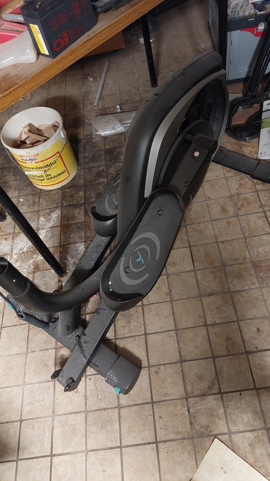 Crosstrainer e shape, Ophalen