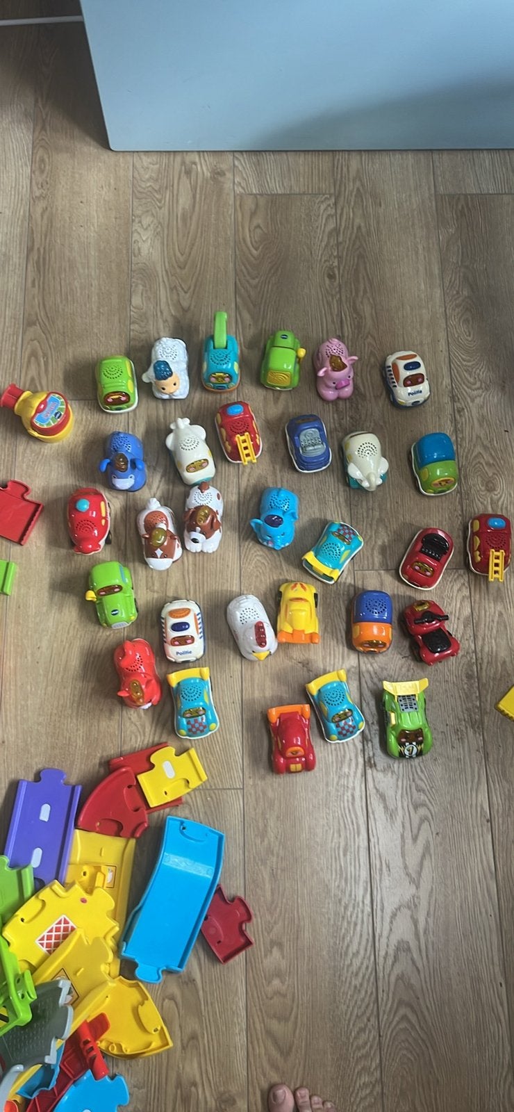Grote set Vtech Toet toet wagens, Ophalen, Gebruikt, 6 maanden tot 2 jaar