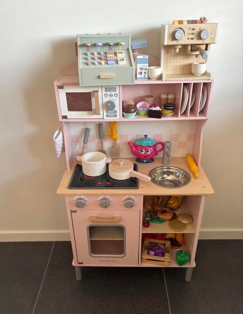 Houten speelkeuken, Kinderen en Baby's, Ophalen, Gebruikt, Hout, Speelkeuken