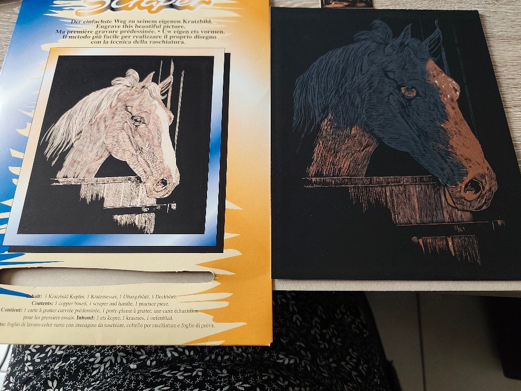 Ma première gravure prédessinée., Hobby & Loisirs créatifs, Kit de bricolage, Doré, Éducatif, Autres marques