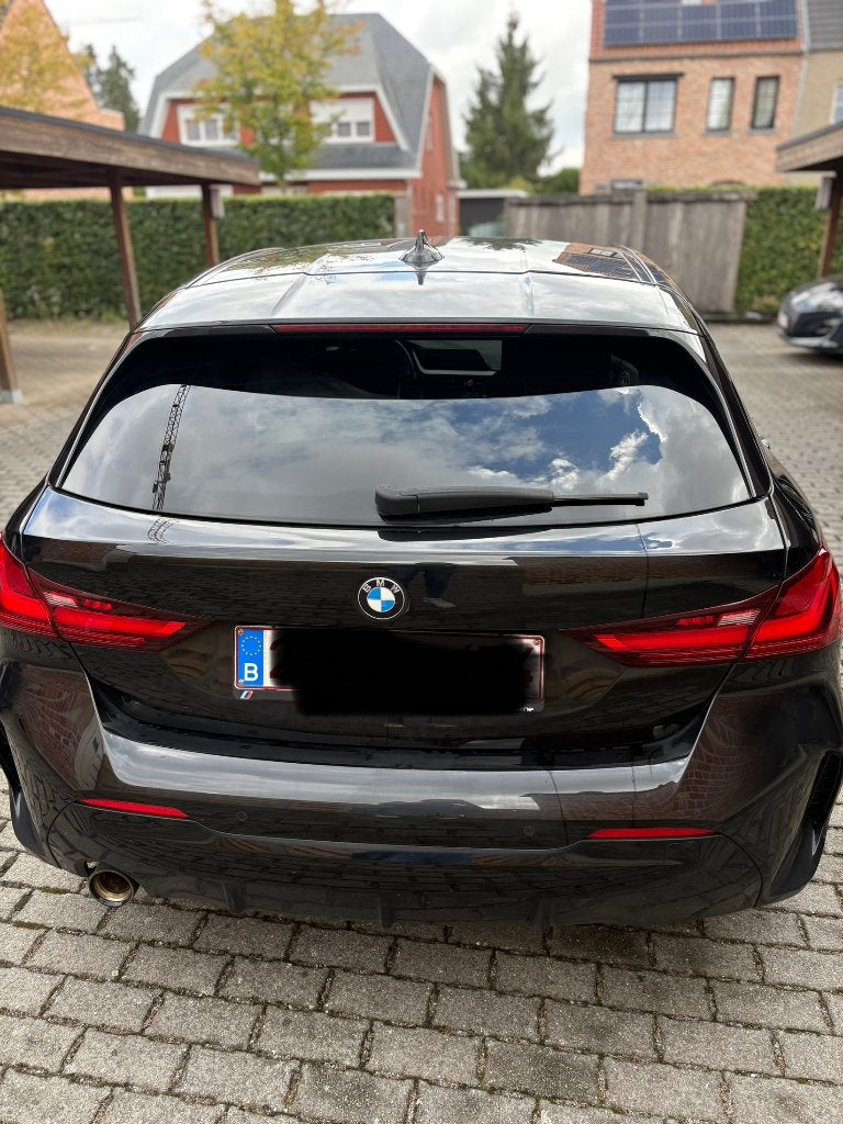 Bmw 116i zwart te koop, Autos, BMW, Cuir, Euro 5, Achat, Noir