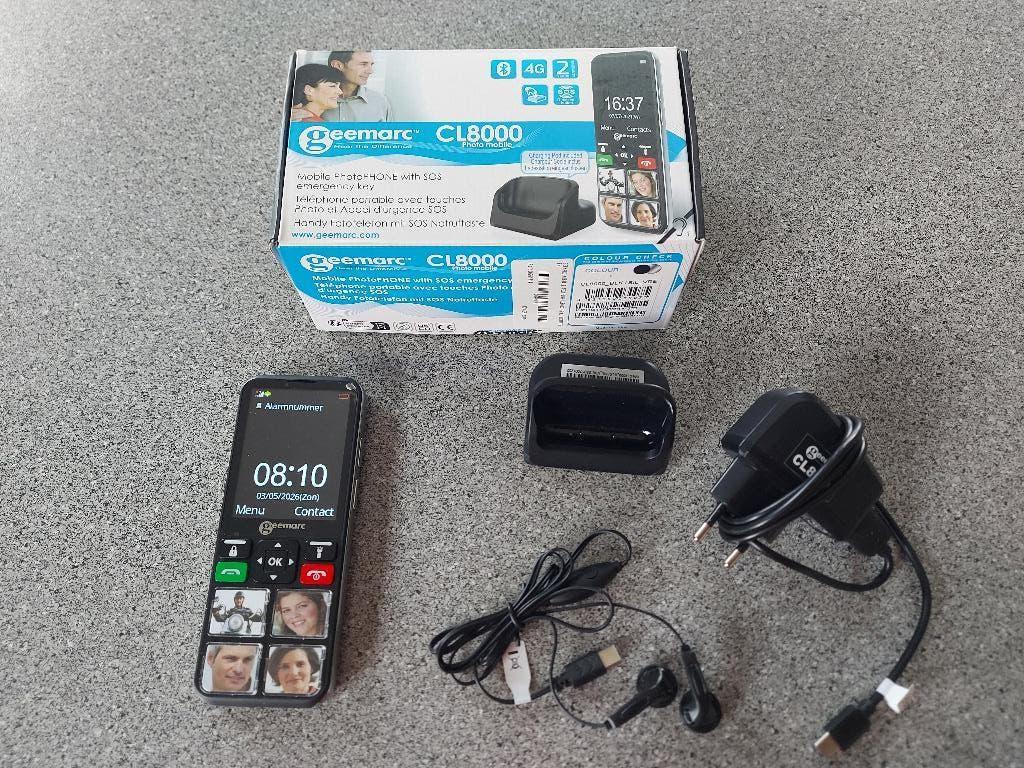 GSM GEEMARC CL8000  avec boutons photo et bouton d'alarme, Enlèvement ou Envoi, Comme neuf, Sans abonnement, Sans simlock