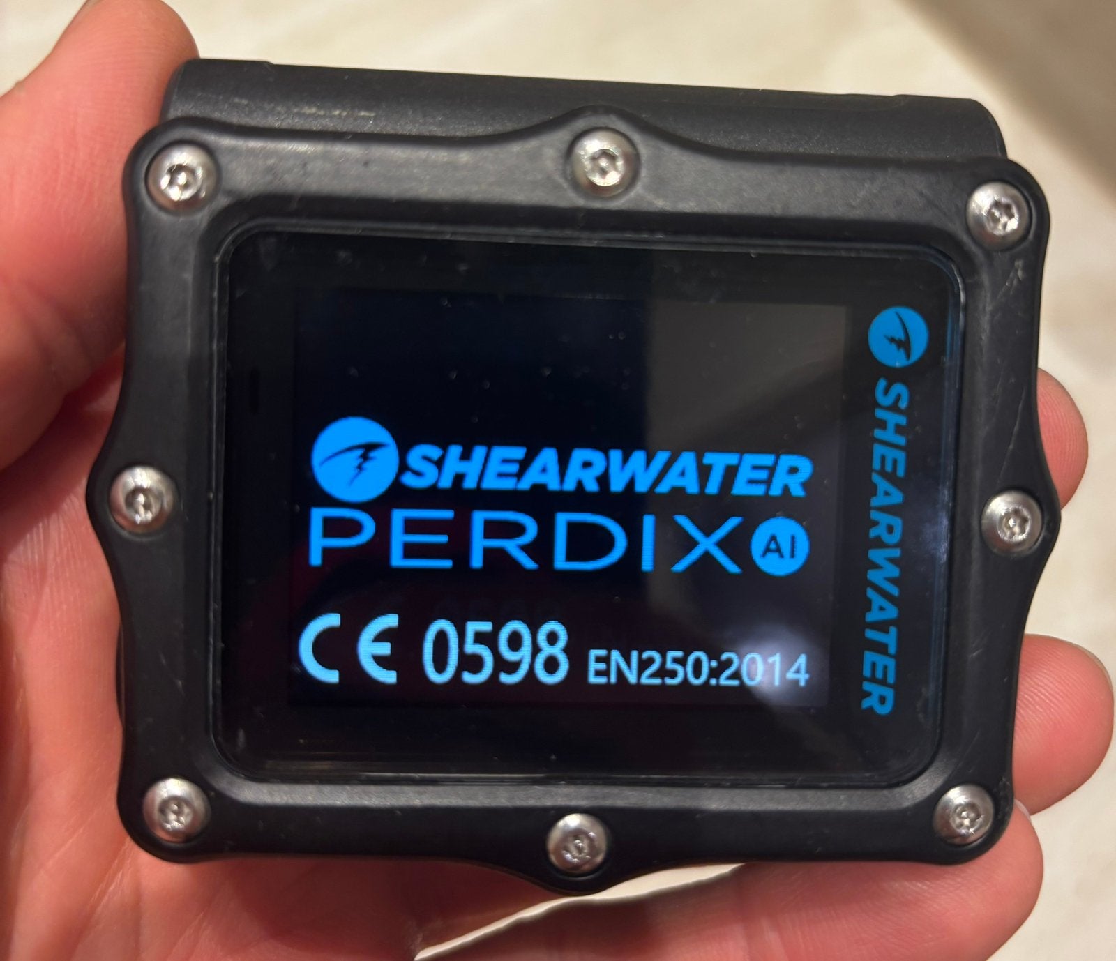 Shearwater Perdix AI duikcomputer, Sports nautiques & Bateaux, Enlèvement, Comme neuf, Ordinateur de plongée