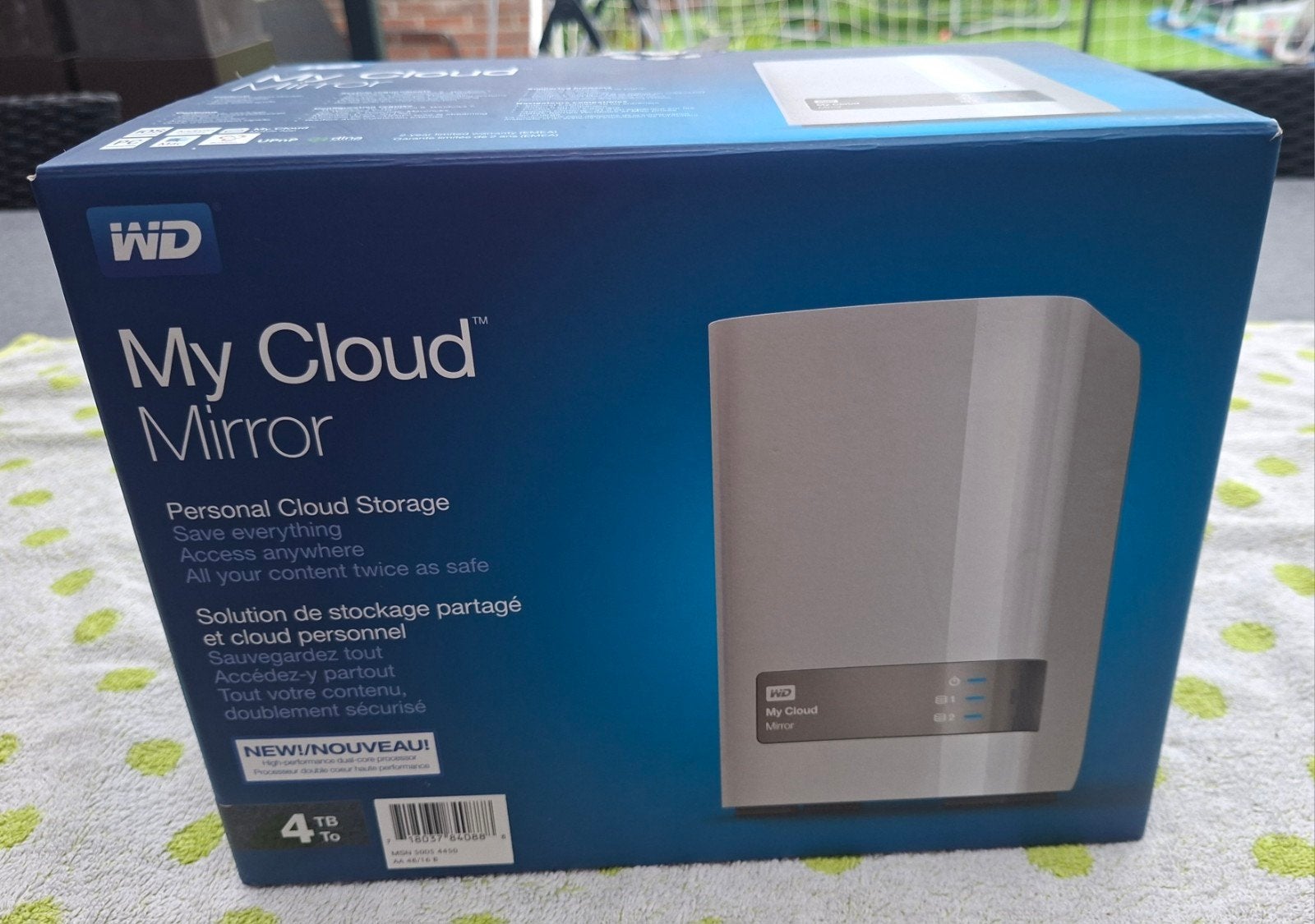 WD My Cloud Mirror 4 TB, Informatique & Logiciels, Disques durs, Neuf, Enlèvement ou Envoi, HDD, Externe